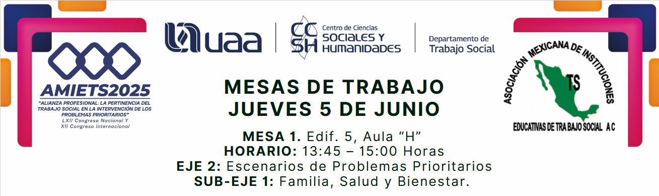 MESAS DE TRABAJO AMIETS 2025.